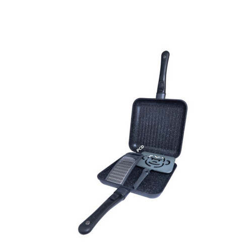 Set De Cuisson Ridge Monkey Connect Pan & Griddle XXL Granite Edition