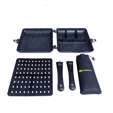 Set De Cuisson Ridge Monkey Connect Combi & Steamer XXL Granite Edition