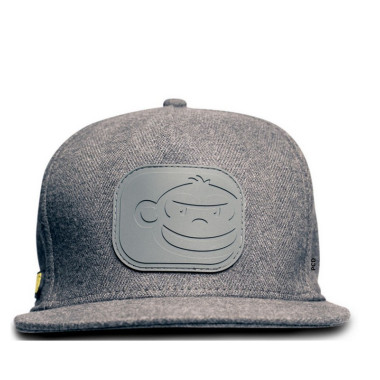 Casquette Homme Grise Ridge Monkey APEarel Dropback Snapback Grey