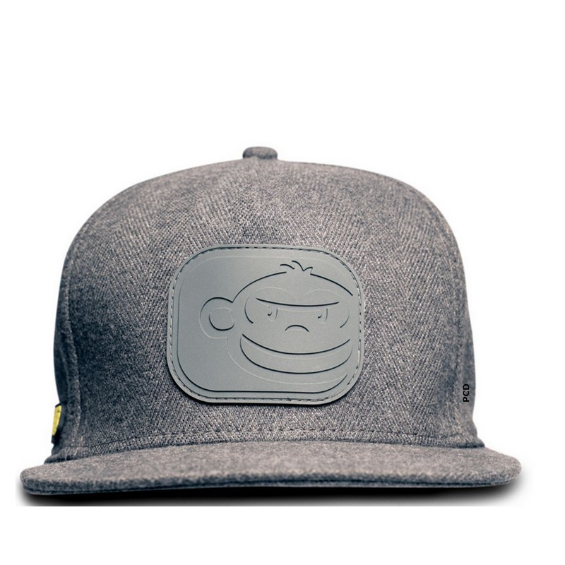 Casquette Homme Grise Ridge Monkey APEarel Dropback Snapback Grey