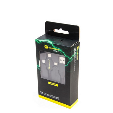 Câble Mutliprise Ridge Monkey Vault USB-A to Multi Out Cable 1m