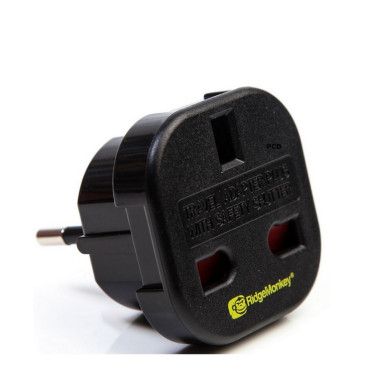 Adaptateur Prise Ridge Monkey Vault UK 3 Pin to EU 2 Pin Adapter