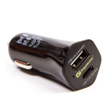 Prise Allume-Cigare Ridge Monkey Vault 15W USB-C Car Charger