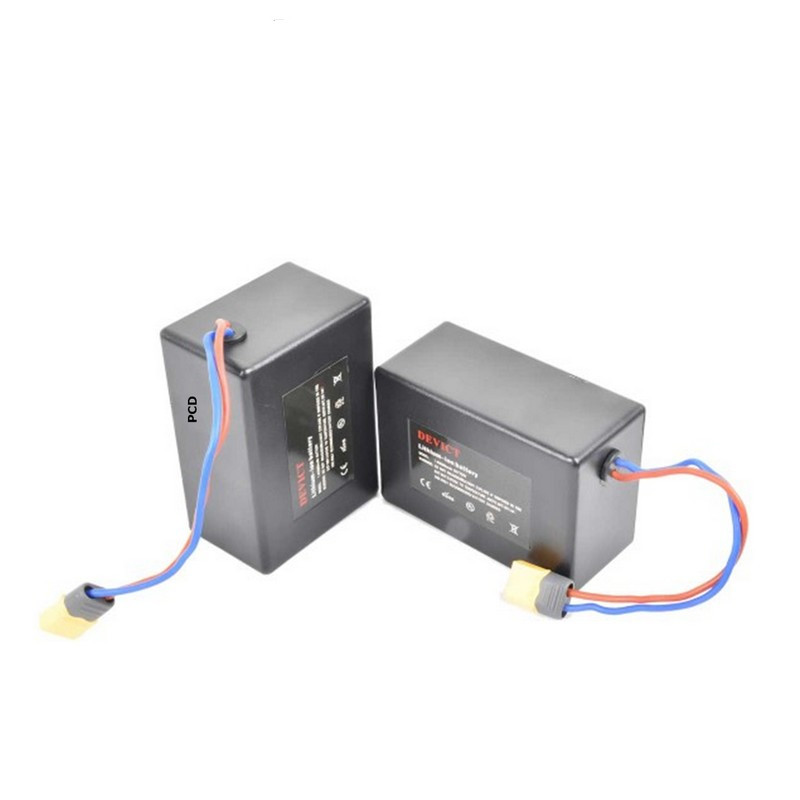 Jeu de 2 Batteries Lithium Pour Bateaux Amorceurs Anatec 7,4V 6A