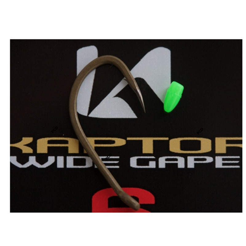Hameçons Korda Kaptor Wide Gape Weed Par 10