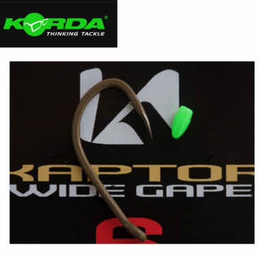 Hameçons Korda Kaptor Wide Gape Weed Par 10