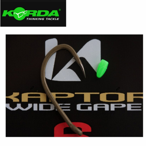 Hameçons Korda Kaptor Wide Gape Weed Par 10