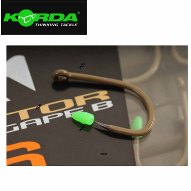 Hameçons Korda Kaptor Wide Gape B Gravel Par 10