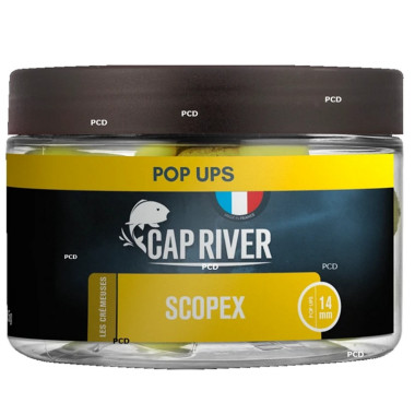 Bouillettes Flottantes Cap River Pop Ups Scopex Jaunes