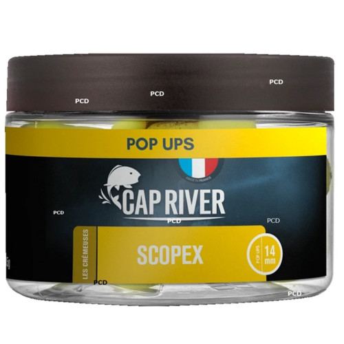 Bouillettes Flottantes Cap River Pop Ups Scopex Jaunes