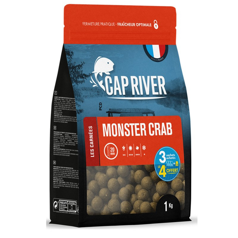 Bouillettes Cap River Monster Crab 5KG