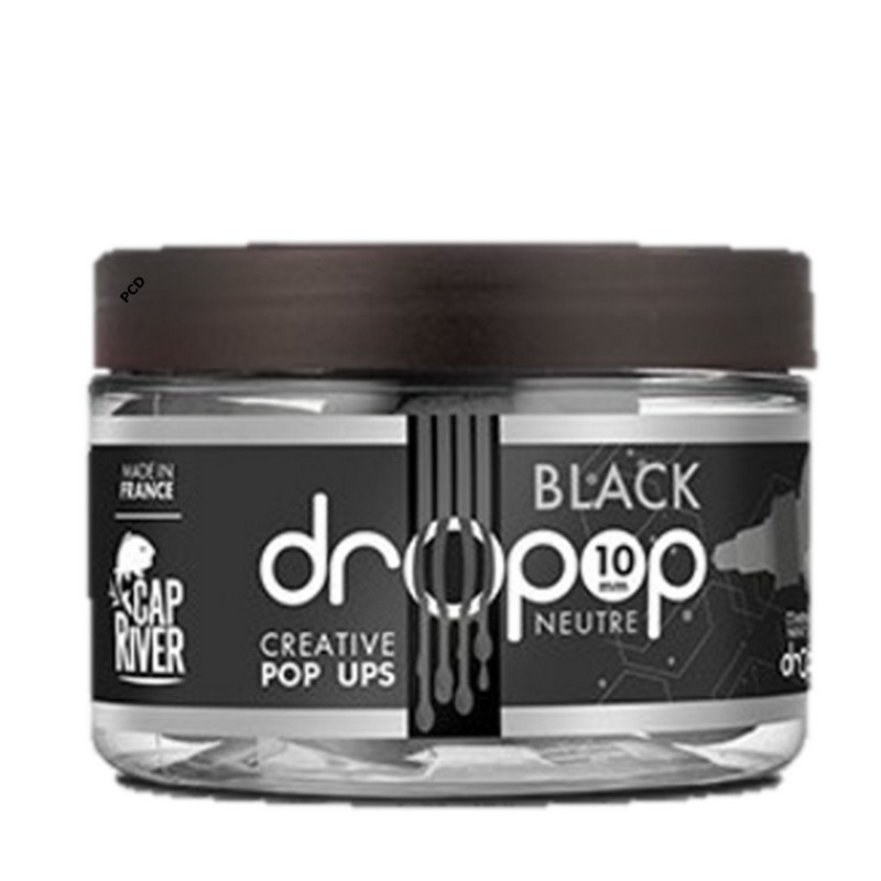 Bouillettes Flottantes Cap River Pop Ups Dropop Neutre Noir