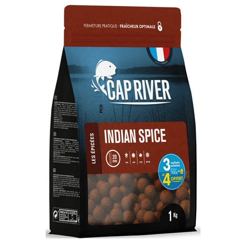 Dumbells Cap River Indian Spice 15X18Mm 1Kg