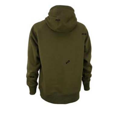 Sweat à Capuche Homme Kaki Trakker Logo Hoody