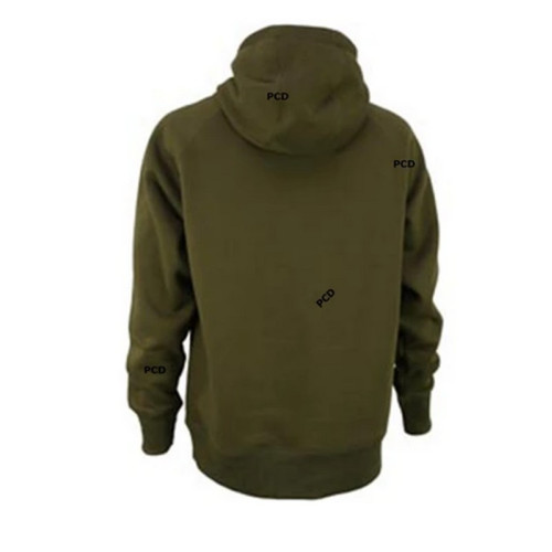 Sweat à Capuche Homme Kaki Trakker Logo Hoody