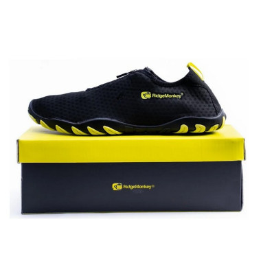 Chaussures Homme Noire Et Jaune Ridge Monkey APEarel Dropback Aqua Shoes Black