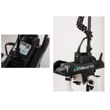 Moteur Electrique Haswing Cayman-B 80lbs 24V Noir Avec Télécommande