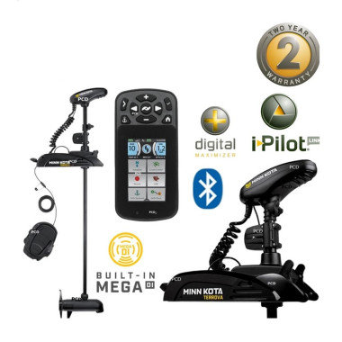 Moteur Electrique Minn Kota Terrova BT 112LBS I-Pilot Link BT + Sonde MDI