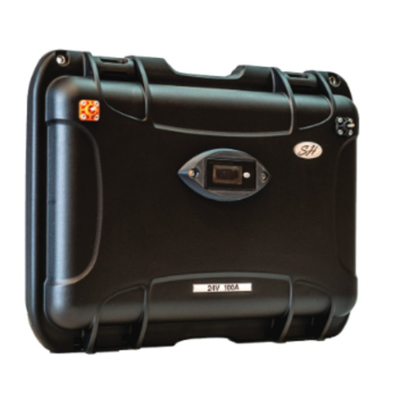 Batterie Valise Lithium LifePo4 24V 100Ah Avec Sortie Régulée 12V Sh Lithium