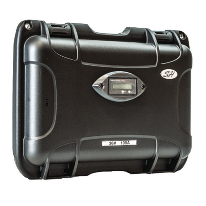 Batterie Valise Lithium 10S 36V 100Ah Avec Sortie Régulée 12V Sh Lithium