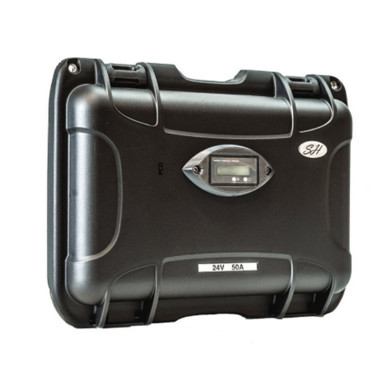 Batterie Valise Lithium 7S 24V 50Ah Avec Sortie Régulée 12V Sh Lithium