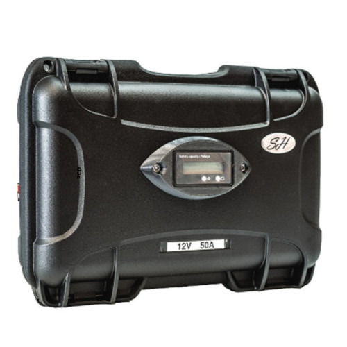 Batterie Valise Lithium 4S 12V 50Ah Avec Sortie Régulée 12V Sh Lithium
