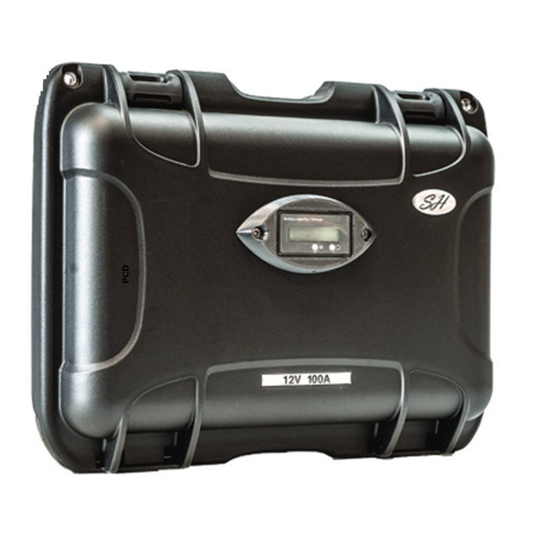 Batterie Valise Lithium 4S 12V 100Ah Avec Sortie Régulée 12V Sh Lithium