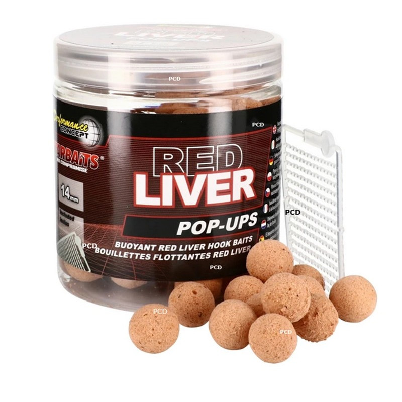 Bouillettes Flottantes Starbaits Performance Concept Red Liver 80G