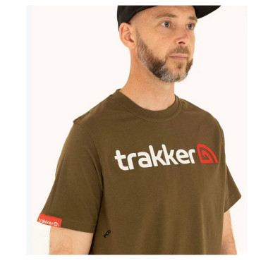 Tee-Shirt Homme Trakker CR Logo T-Shirt Kaki