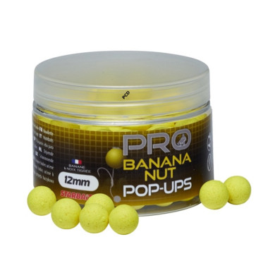 Bouillettes Flottantes Starbaits Probiotic Pro Banana Nut Pop-up 50g