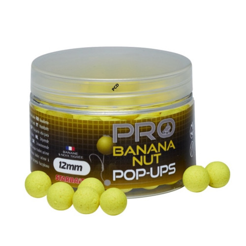 Bouillettes Flottantes Starbaits Probiotic Pro Banana Nut Pop-up 50g