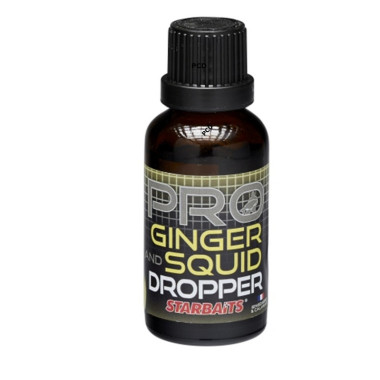 Additif Liquide Starbaits Probiotic Pro Ginger Squid Dropper 30ML