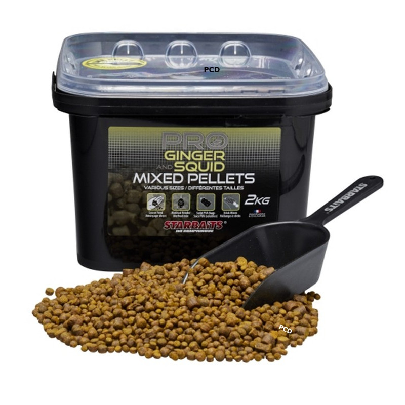 Pellets Starbaits Probiotic Pro Ginger Squid Pellets 2KG