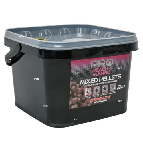 Pellets Starbaits Probiotic Pro Peach & Mango Pellets 2KG