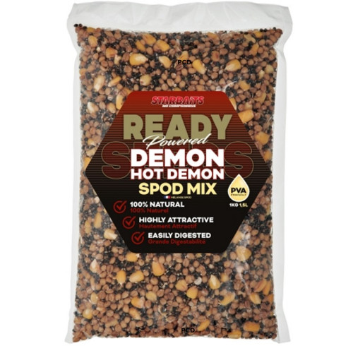 Graines Cuites Starbaits Ready Seeds Spod Mix Demon Hot Demon 1Kg