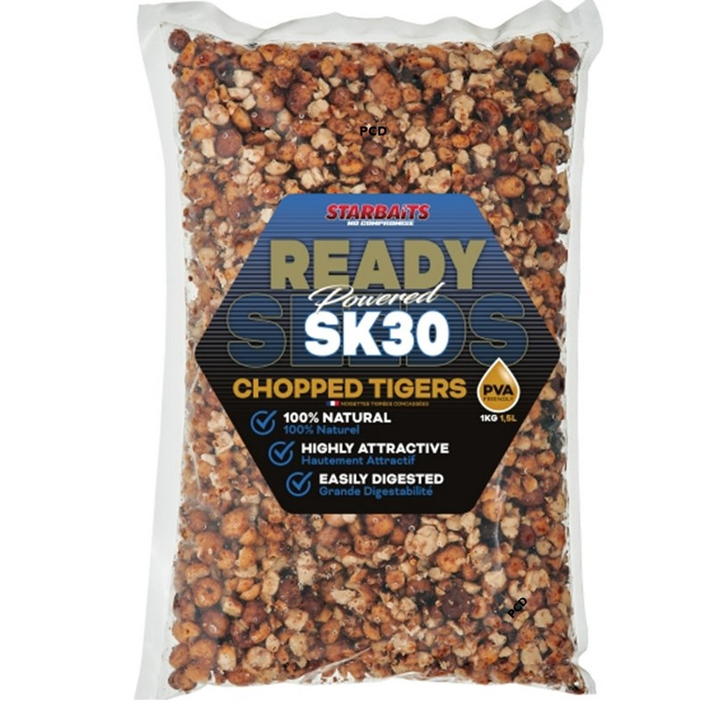 Graines Cuites Starbaits Ready Seeds Chopped Tigers SK30 1Kg