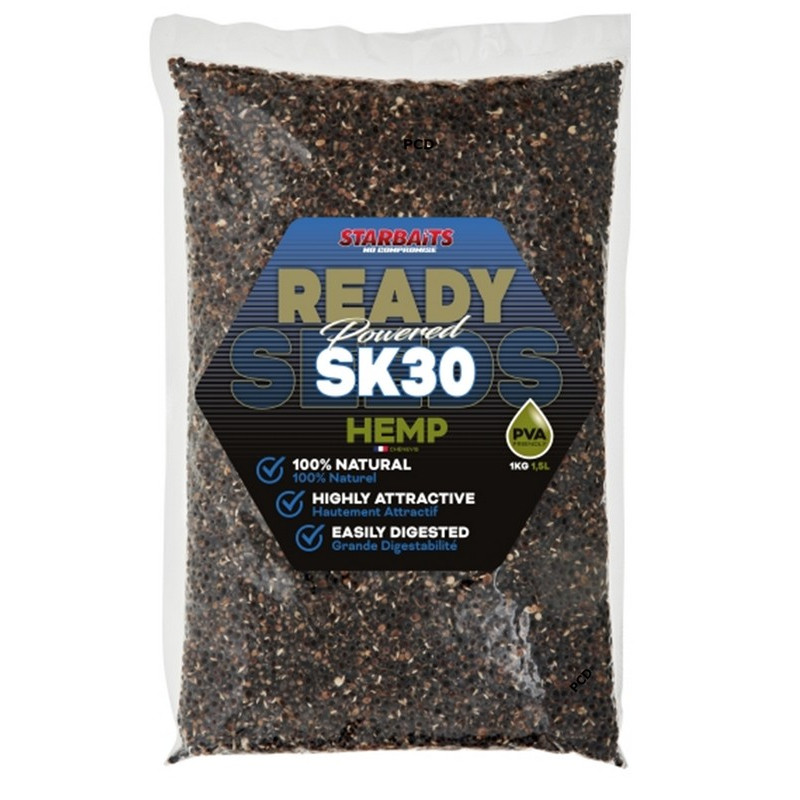 Graines Cuites Starbaits Ready Seeds Hemp SK30 1Kg
