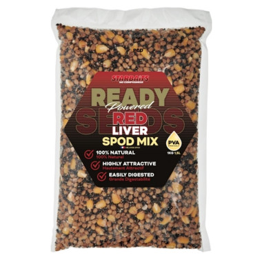 Graines Cuites Starbaits Ready Seeds Spod Mix Red Liver 1Kg