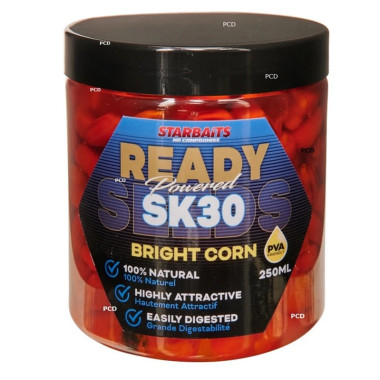 Graines Préparées Starbaits Maïs Rready Seeds Bright Corn SK30 250ML