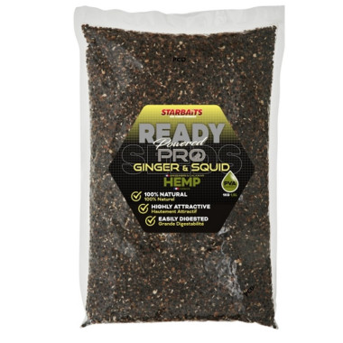 Graines Cuites Starbaits Ready Seeds Hemp Pro Ginger Squid 1Kg500