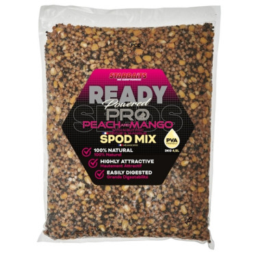 Graines Cuites Starbaits Ready Seeds Spod Mix Pro Peach Mango 3Kg
