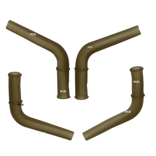 Manchons Souples Starbaits Bent Hook Line Aligner Medium Par 15