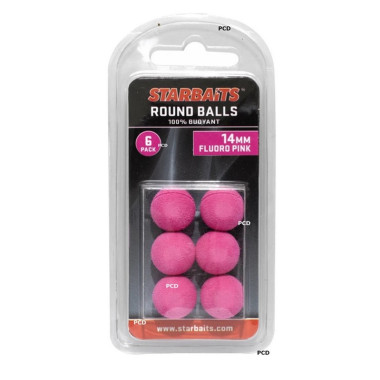 Boules Flottantes Starbaits Round Balls 14MM Par 6