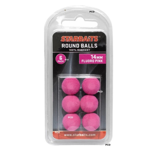 Boules Flottantes Starbaits Round Balls 14MM Par 6