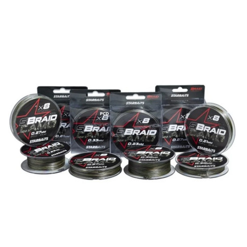 Tresse Carpe Starbaits S Braid Camo X8 300M