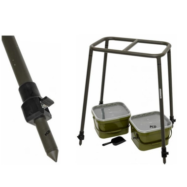 Station D'amorçage Starbaits STB Square Bucket Plateforme