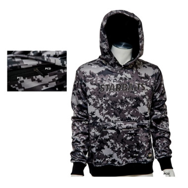 Sweat Homme Starbaits Bank Grey Digi Cam Hoodie