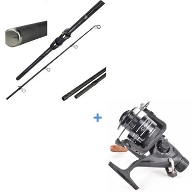 Ensemble Carpe Prowess Scorpium 12P 3Lbs + Scorpium X 6003 HRS Débrayable