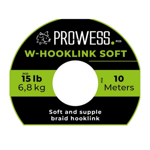 Tresse Prowess W-Hooklink Soft 10M Green