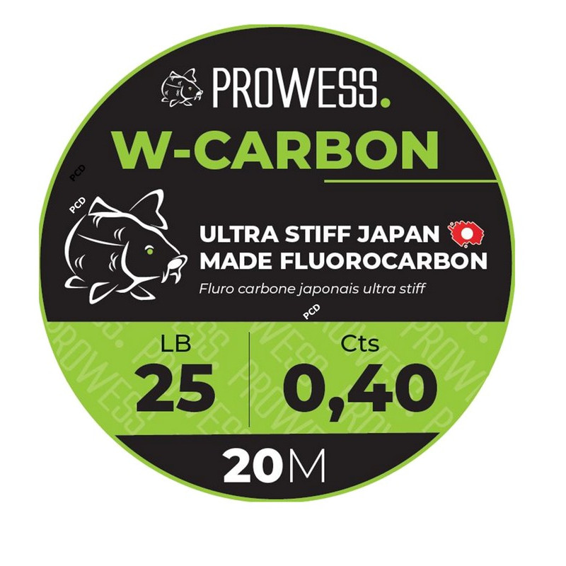 Fluoro Carbone Prowess W-Carbon Transparent 20M